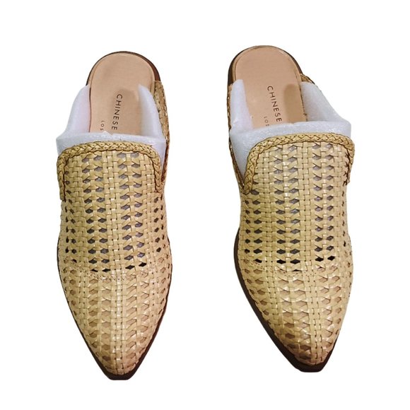 Chinese Laundry Shoes - NEW Chinese Laundry Women tan woven Mayflower Mule Size 5.5